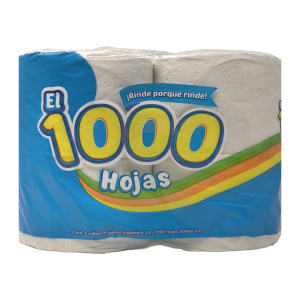 PAPEL HIGIENICO EL 1000 HOJAS - 1 pieza